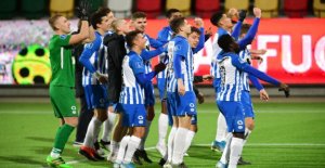Esbjerg-scorer: Now we can look up in the table