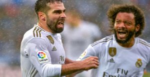 Narrow away win sends Real Madrid on top in Spain