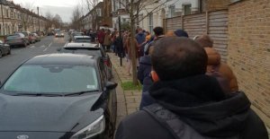British voters have reported on the longest queues...
