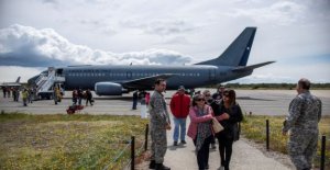 The chilean air force finds suspected debris from...