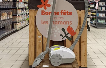 Mother's Day: Vacuum cleaners for sale at Auchan & Carrefour. This operation has been deemed "sexist".
