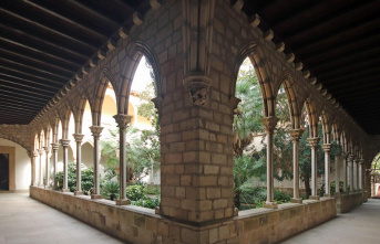 The cloister that was moved stone by stone twice