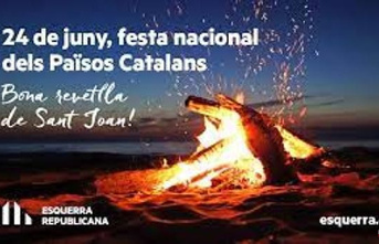 The Generalitat of Catalonia catalogs the day of San Juan as "national holiday of the Catalan countries"