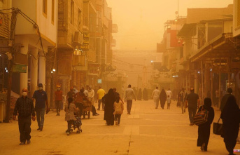 Sandstorm in Iraq: at least 4,000 people with respiratory...
