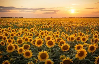 The sunflower area is increased by 17% this campaign by making use of the fallow