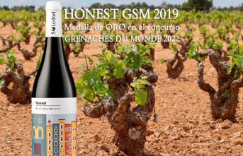 The wine from Castilla-La Mancha Honest GSM 2019 triumphs in the prestigious Grenaches du Monde competition