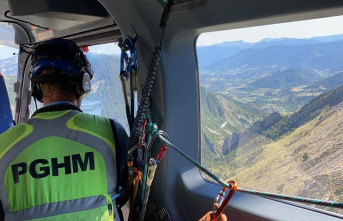 Alpes de Haute Provence. Estoublon: A 50-year old hiker was seriously injured in a fall.
