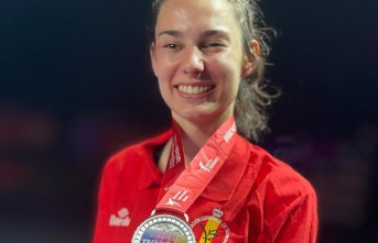 Alma Pérez, runner-up in Europe in -53 kilos; Adriana...