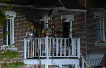 Montreal: a fire in a residential building in Saint-Michel...