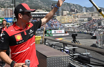 Formula 1. Monaco GP: Leclerc's Ferrari and Monaco...