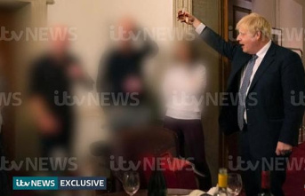 Photos of Boris Johnson toasting in Downing Street in the midst of a pandemic come to light