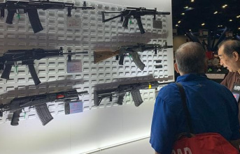 The National Rifle Convention begins: "The problem is not weapons, evil always finds a way"