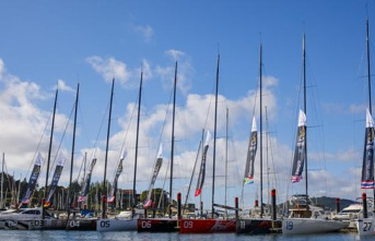 Dress rehearsal of the 52 Super Series in the Rías...
