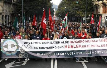Vizcaya Metal Unions threaten to take to the streets if the bosses' "total blockade" of the new agreement persists