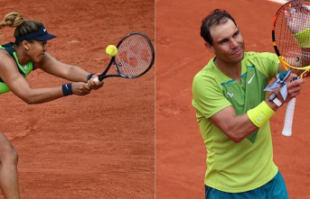 Roland-Garros: Rafael Nadal au triple gallop, Naomi Osaka au tapis