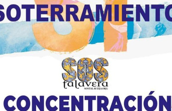 Demonstration of SOS Talavera on June 12 to request the burial of the AVE tracks