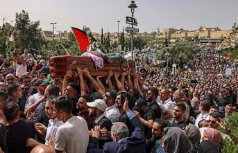 Tumultuous funeral for Al Jazeera journalist allegedly killed by Israeli gunfire