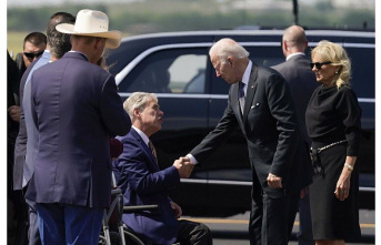 UNITED STATES. Biden came to Uvalde, Texas in order...