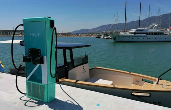 The first electric charger for nautical boats in Spain is installed in the port of La Rápita