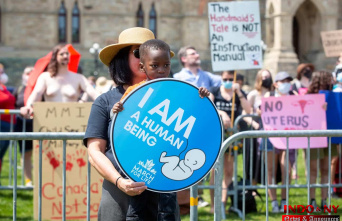 Anti-abortion activists demonstrate in Ottawa
