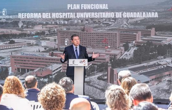 The functional plan of the new hospital in Guadalajara...