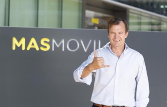 Másmovil increases its income by 39% in the first three months of the year to 733 million