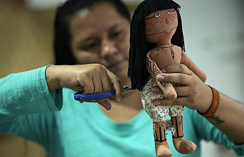A doll gives pride and identity to the Brazilian Indigenous...