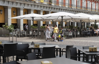 The Plaza Mayor, another 'NATO zone': the...