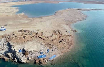 Drought exposes 3,400-year-old city on the banks of the Tigris River