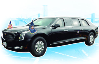 'The Beast', Biden's armored limousine that will walk through Madrid during the NATO summit