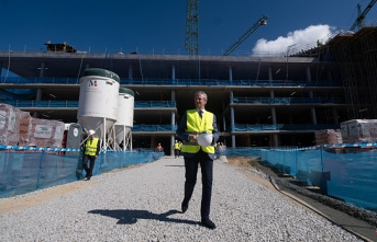 The new Gran Montecelo Hospital in Pontevedra will be ready in early 2024