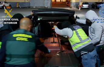 A large-scale cocaine trafficking criminal organization falls in the Canary Islands