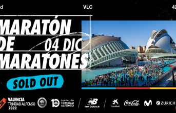 The Valencia Marathon exhausts the 30,000 bibs of its 42nd edition six months after the event