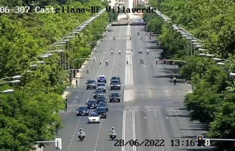 Traffic in the central almond of Madrid falls more than 17% before the NATO Summit