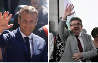Technical tie between Macron and Mélenchon with an advantage for the President of the Republic