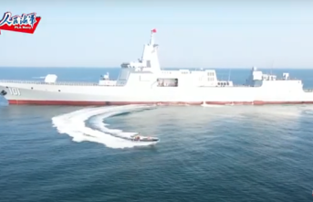 This is China's largest destroyer, valued at...