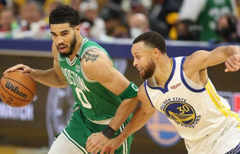 The Boston Celtics defeat the Warriors 120-108 and advance in the NBA Finals