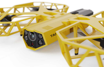 One firm proposes that drones armed with Taser guns...