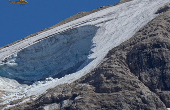 Alpine glaciers are at risk from the warming world