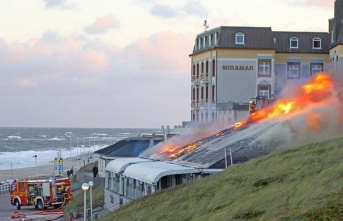 Fire: Burnt down restaurant on promenade in Westerland