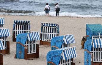 Criticism of Frist: Beach chairs on the Baltic Sea...