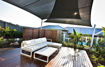 5 practical ideas: Wind protection for the terrace:...
