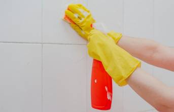 Clean tiles: Grout cleaner for the bathroom and kitchen:...
