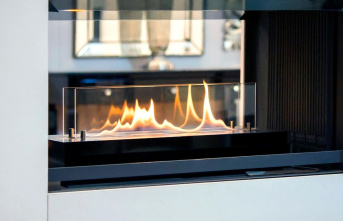 Fire in the glass: The fireplace for everyone: This...