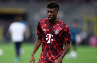Kingsley Coman just before the comeback