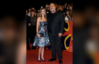 Russell Crowe: Love debut on the red carpet in Rome
