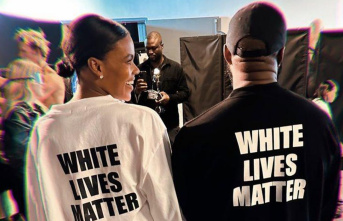 Paris: "White Lives Matter": Kanye West...