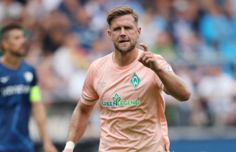 In the Werder duel in Hoffenheim: the filling pitcher...