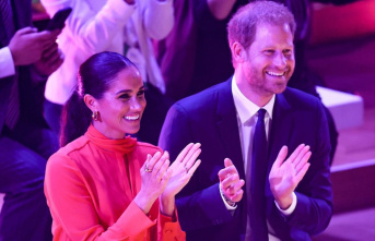Prince Harry and Duchess Meghan: holding hands before...