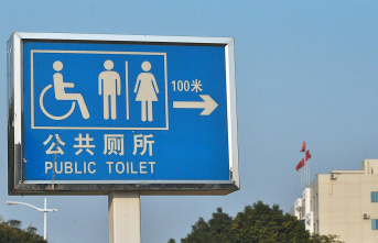 Protest against the regime: China's new toilet...